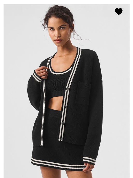 ALO Yoga Sweaters - ALO Yoga Tennis Club Sweater Knit Cardigan